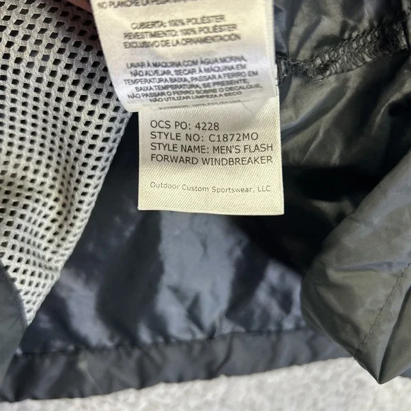 Los Angeles‎ Lakers Windbreaker Mens XL Black Flash Forward Hood Jacket Columbia - Picture 7 of 9